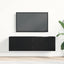 TV-skab Vægmonteret Sort eg 100 x 30 x 30 cm Konstrueret træ