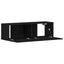 TV-skab Vægmonteret Sort eg 100 x 30 x 30 cm Konstrueret træ