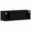 TV-skab Vægmonteret Sort eg 100 x 30 x 30 cm Konstrueret træ