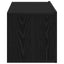 TV-skab Vægmonteret Sort eg 100 x 30 x 30 cm Konstrueret træ