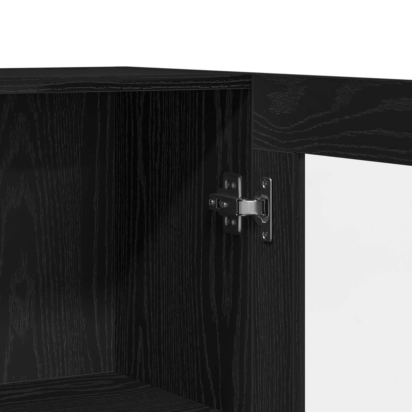 Sideboard Sort eg 120 x 30,5 x 70 cm Konstrueret træ