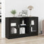 Sideboard Sort eg 120 x 30,5 x 70 cm Konstrueret træ