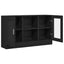 Sideboard Sort eg 120 x 30,5 x 70 cm Konstrueret træ