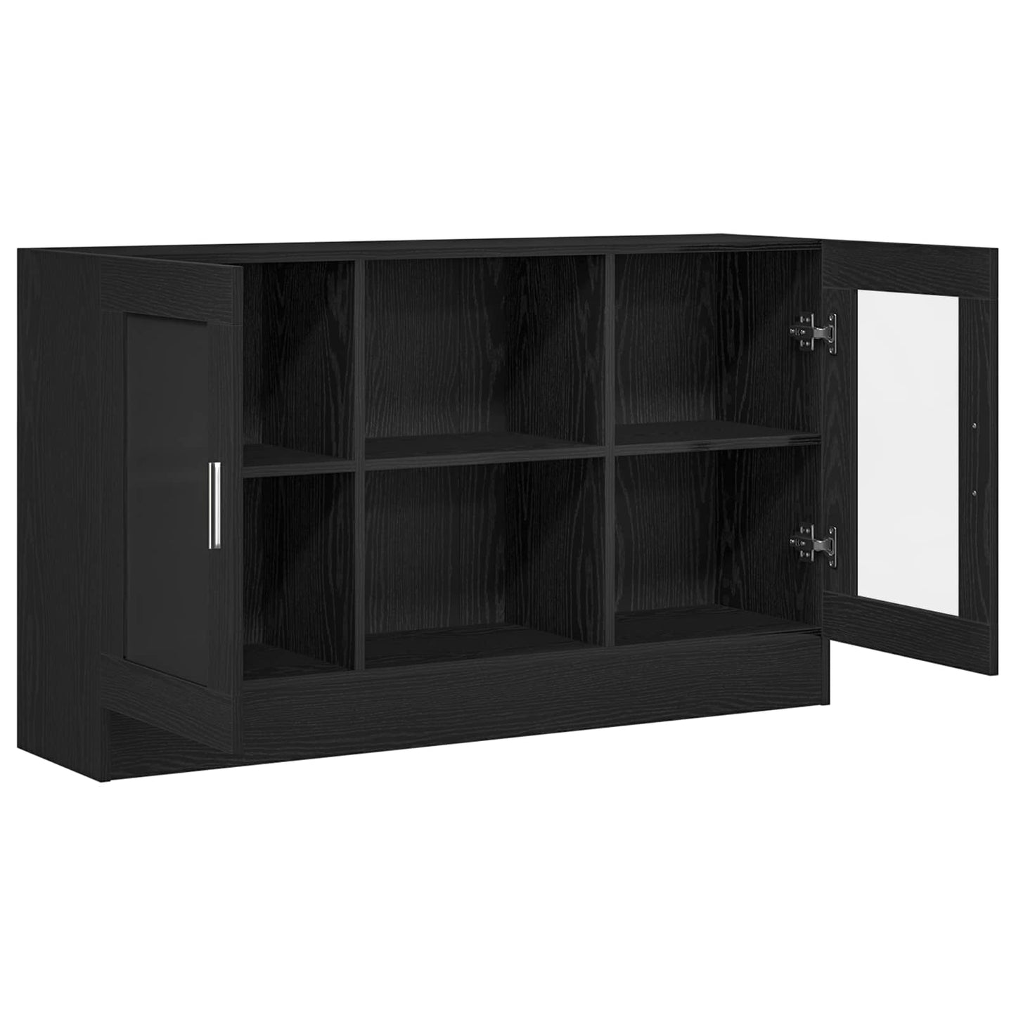 Sideboard Sort eg 120 x 30,5 x 70 cm Konstrueret træ