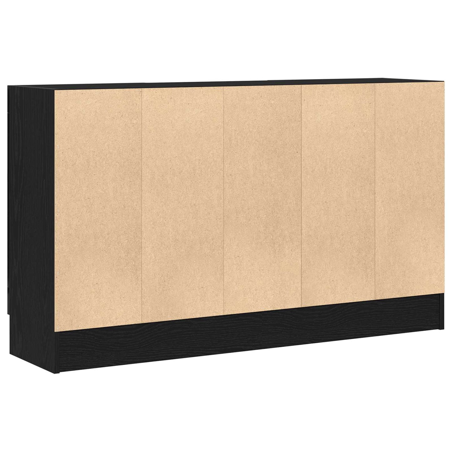 Sideboard Sort eg 120 x 30,5 x 70 cm Konstrueret træ