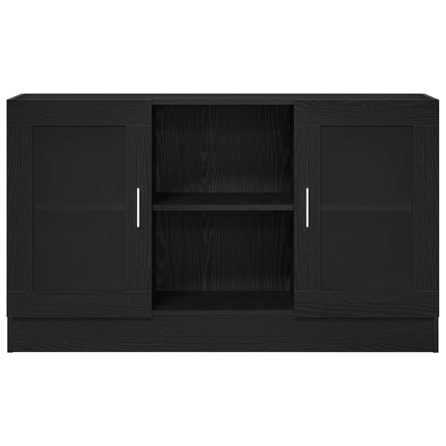 Sideboard Sort eg 120 x 30,5 x 70 cm Konstrueret træ