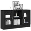 Sideboard Sort eg 120 x 30,5 x 70 cm Konstrueret træ