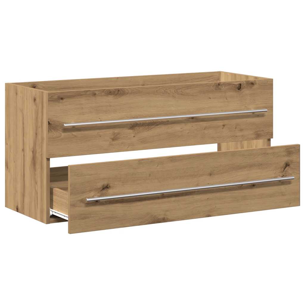underskab til håndvask 100x38,5x48 cm konstrueret træ kunsteg