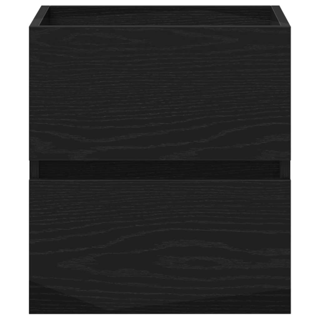 underskab til håndvask 41x38,5x45 cm konstrueret træ sort-eg