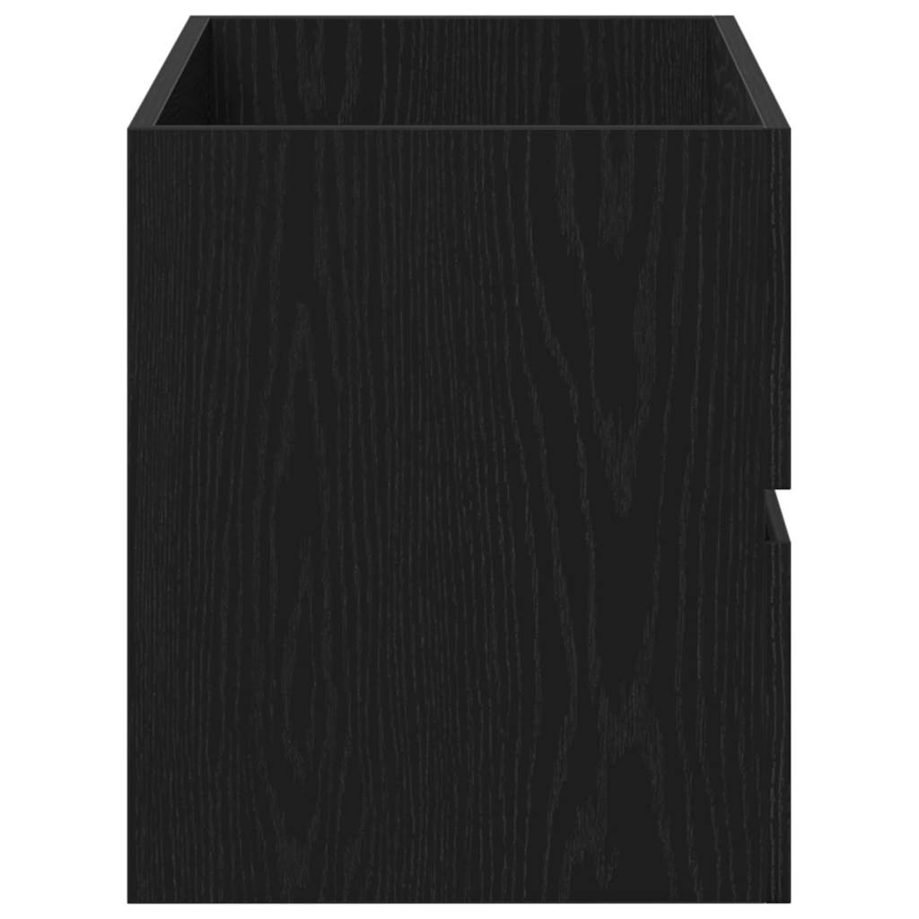 underskab 80x38,5x45 cm konstrueret træ sort egetræ