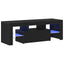 TV-skab med skuffe Sort eg 120 x 35 x 40 cm Konstrueret træ