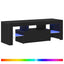 TV-skab med skuffe Sort eg 120 x 35 x 40 cm Konstrueret træ