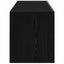 TV-skab med LED Sort eg 75 x 35 x 40 cm Konstrueret træ