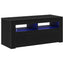 TV-skab Sort eg 90 x 35 x 40 cm Konstrueret træ