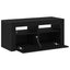 TV-skab Sort eg 90 x 35 x 40 cm Konstrueret træ
