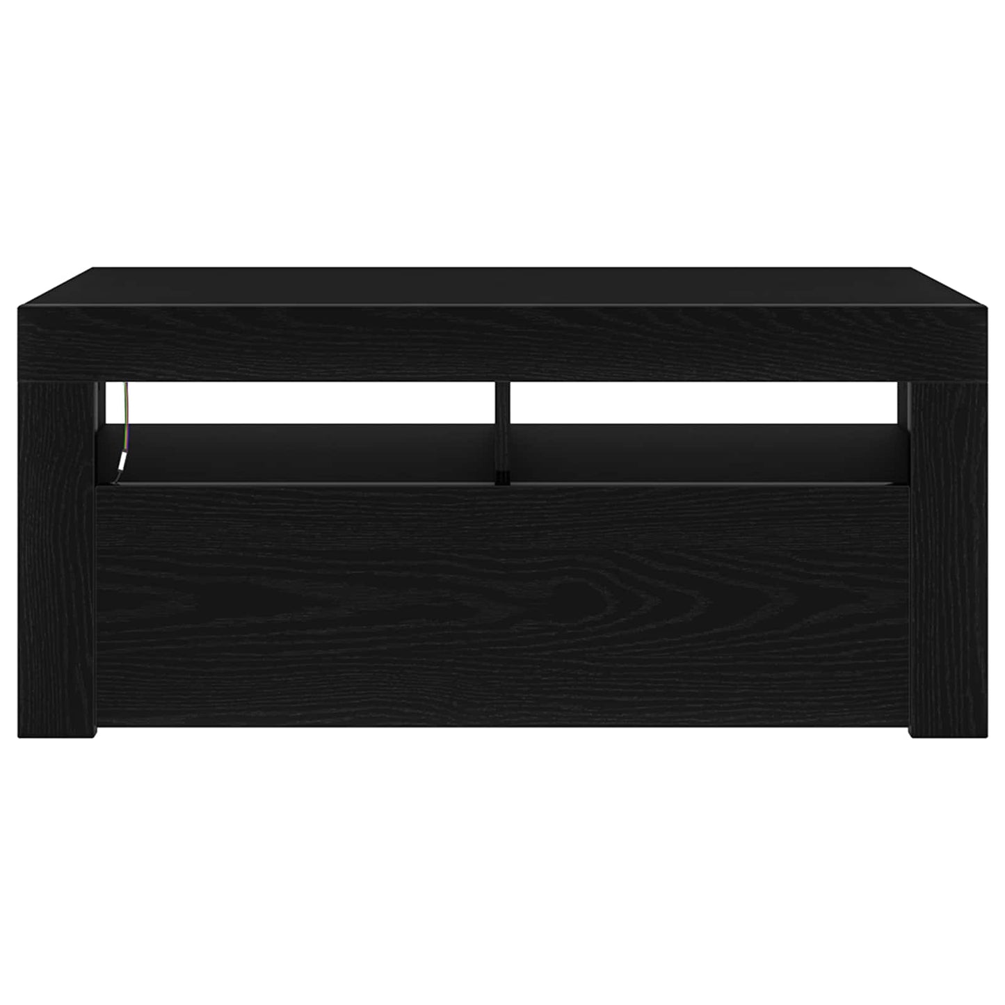 TV-skab Sort eg 90 x 35 x 40 cm Konstrueret træ