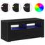 TV-skab Sort eg 90 x 35 x 40 cm Konstrueret træ