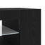 TV-skab Sort eg 135 x 39 x 30 cm Konstrueret træ