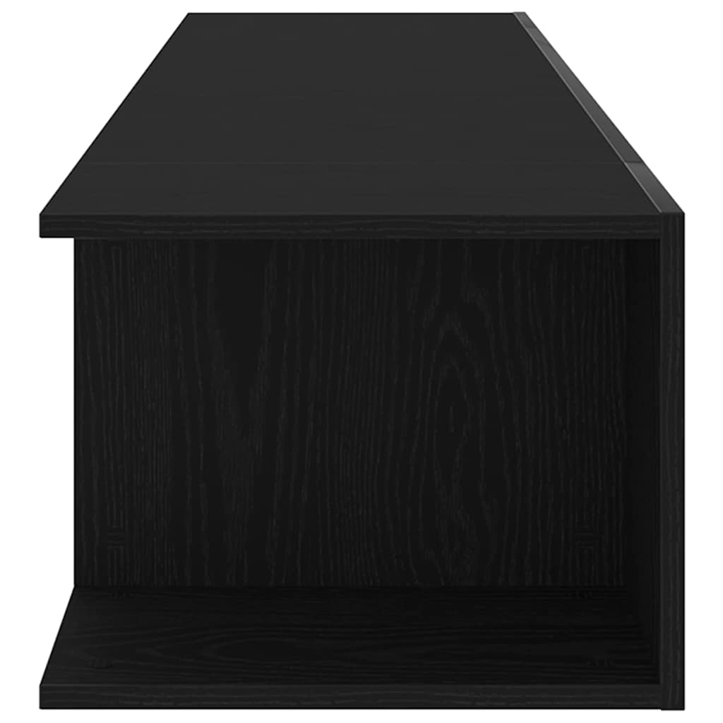 TV-skab Sort eg 135 x 39 x 30 cm Konstrueret træ