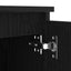 TV-skab Sort eg 140 x 38,5 x 36 cm Konstrueret træ