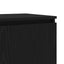 TV-skab Sort eg 140 x 38,5 x 36 cm Konstrueret træ