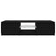 TV-skab Sort eg 140 x 38,5 x 36 cm Konstrueret træ