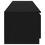 TV-skab Sort eg 140 x 38,5 x 36 cm Konstrueret træ