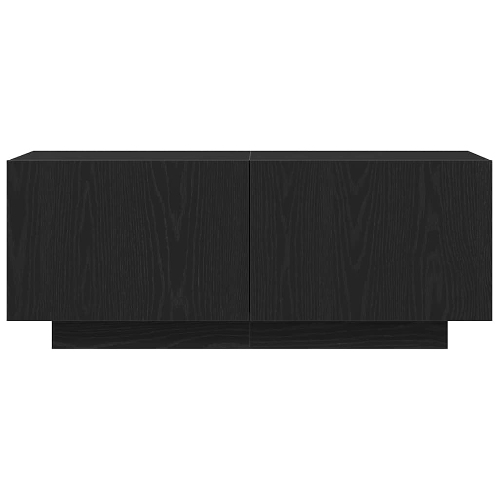 TV-skab Sort eg 100 x 35 x 40 cm Konstrueret træ