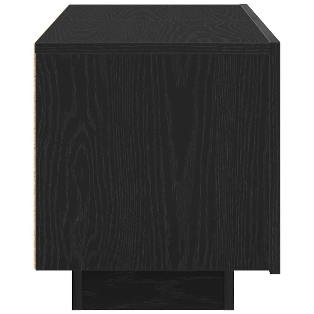 TV-skab Sort eg 100 x 35 x 40 cm Konstrueret træ
