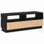 TV-skab Sort eg 100 x 35 x 40 cm Konstrueret træ