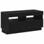 TV-skab Sort eg 80 x 35 x 40 cm Konstrueret træ