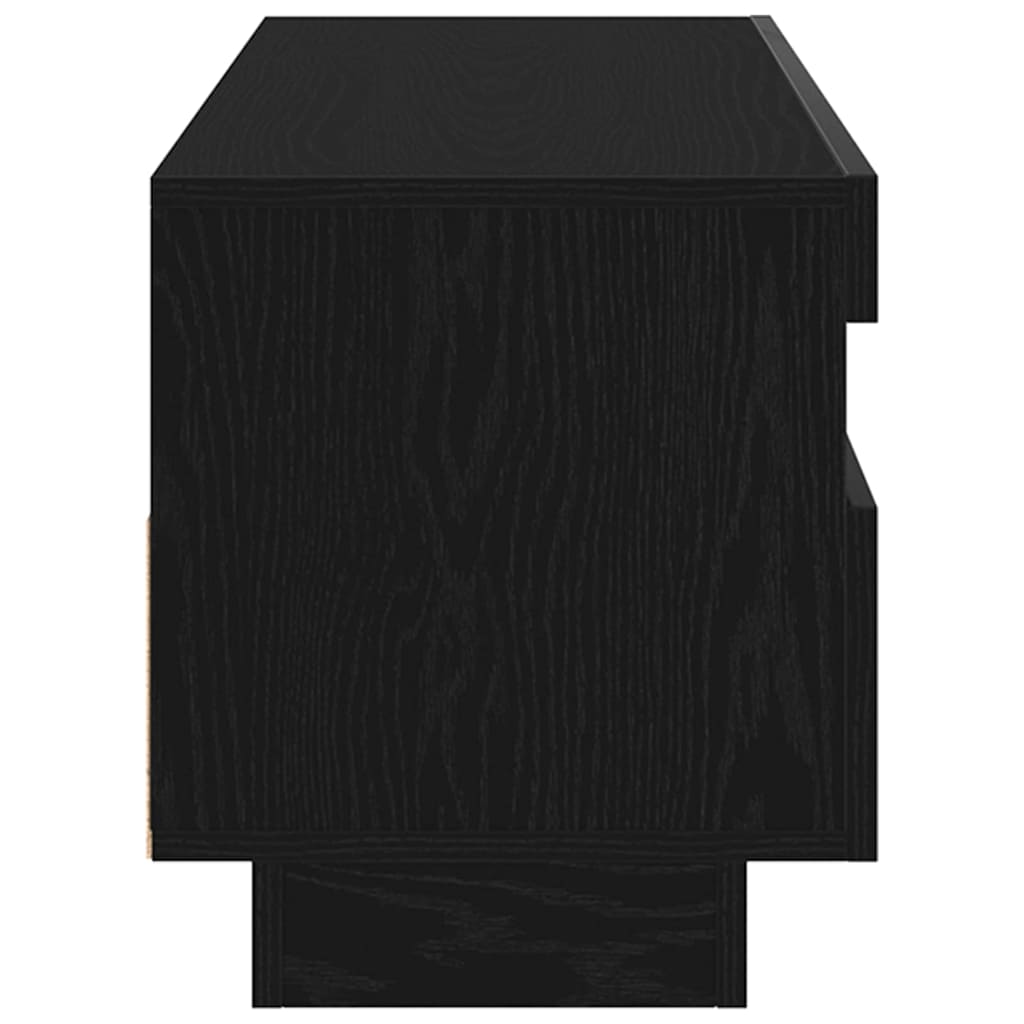 TV-skab Sort eg 80 x 35 x 40 cm Konstrueret træ
