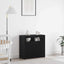 Sideboard Sort eg 80 x 35 x 75 cm Konstrueret træ