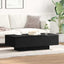 Sofabord Sort eg 100 x 49,5 x 31 cm Konstrueret træ