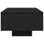 Sofabord Sort eg 100 x 49,5 x 31 cm Konstrueret træ