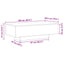 Sofabord Sort eg 100 x 49,5 x 31 cm Konstrueret træ