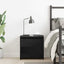 Natskab med skuffe Sort eg 40 x 30 x 39 cm Konstrueret træ