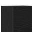 Vægmonteret TV Skab Sort eg 30,5 x 30 x 30 cm Konstrueret træ