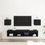 Vægmonteret TV Skab Vægmonteret 2 pcs Sort eg 30,5 x 30 x 30 cm