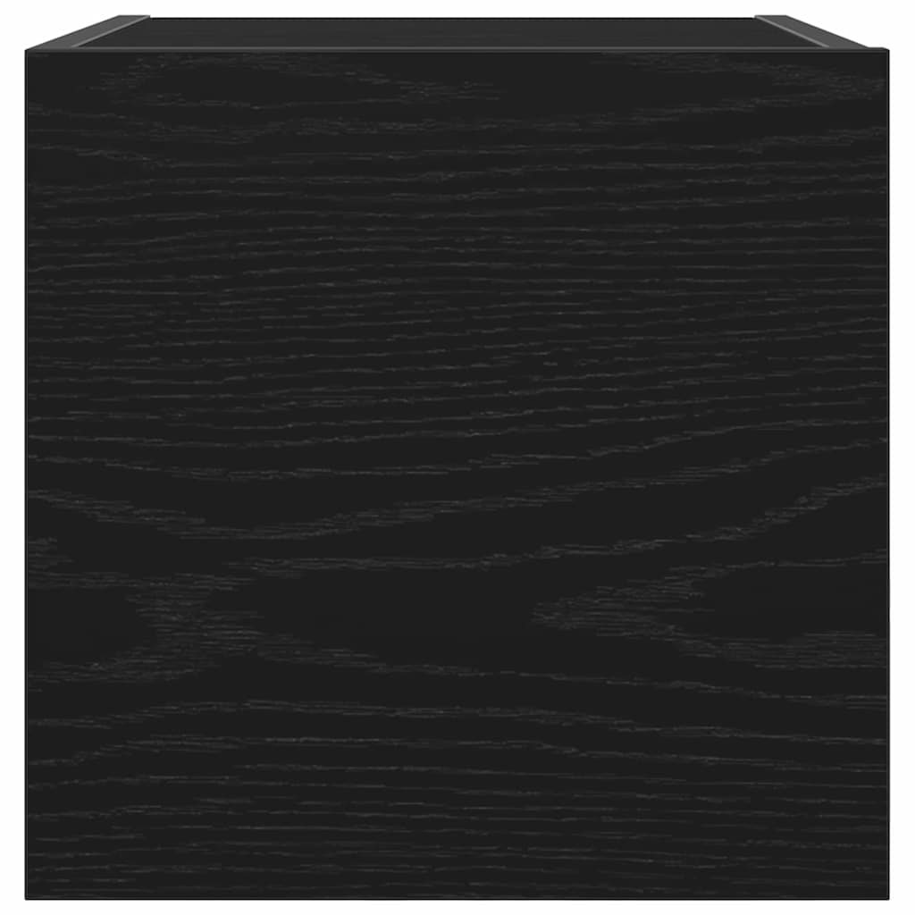 Vægmonteret TV Skab Vægmonteret 2 pcs Sort eg 30,5 x 30 x 30 cm