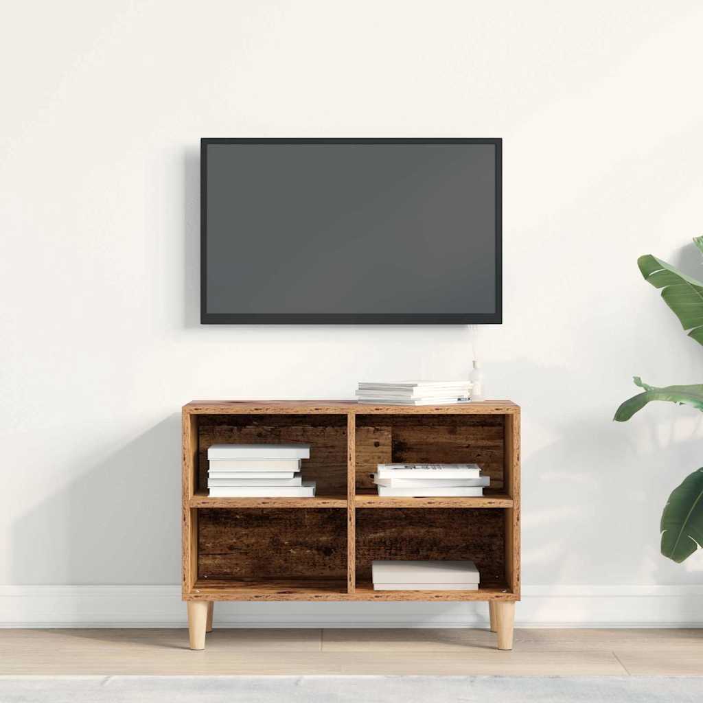 TV-skab Gammelt træ 69,5 x 30 x 50 cm Konstrueret træ