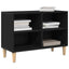 TV-skab Sort eg 69,5 x 30 x 50 cm Konstrueret træ