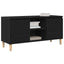 TV-skab Sort eg 102 x 35 x 50 cm Konstrueret træ