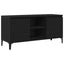TV-skab Sort eg 102 x 35 x 50 cm Konstrueret træ