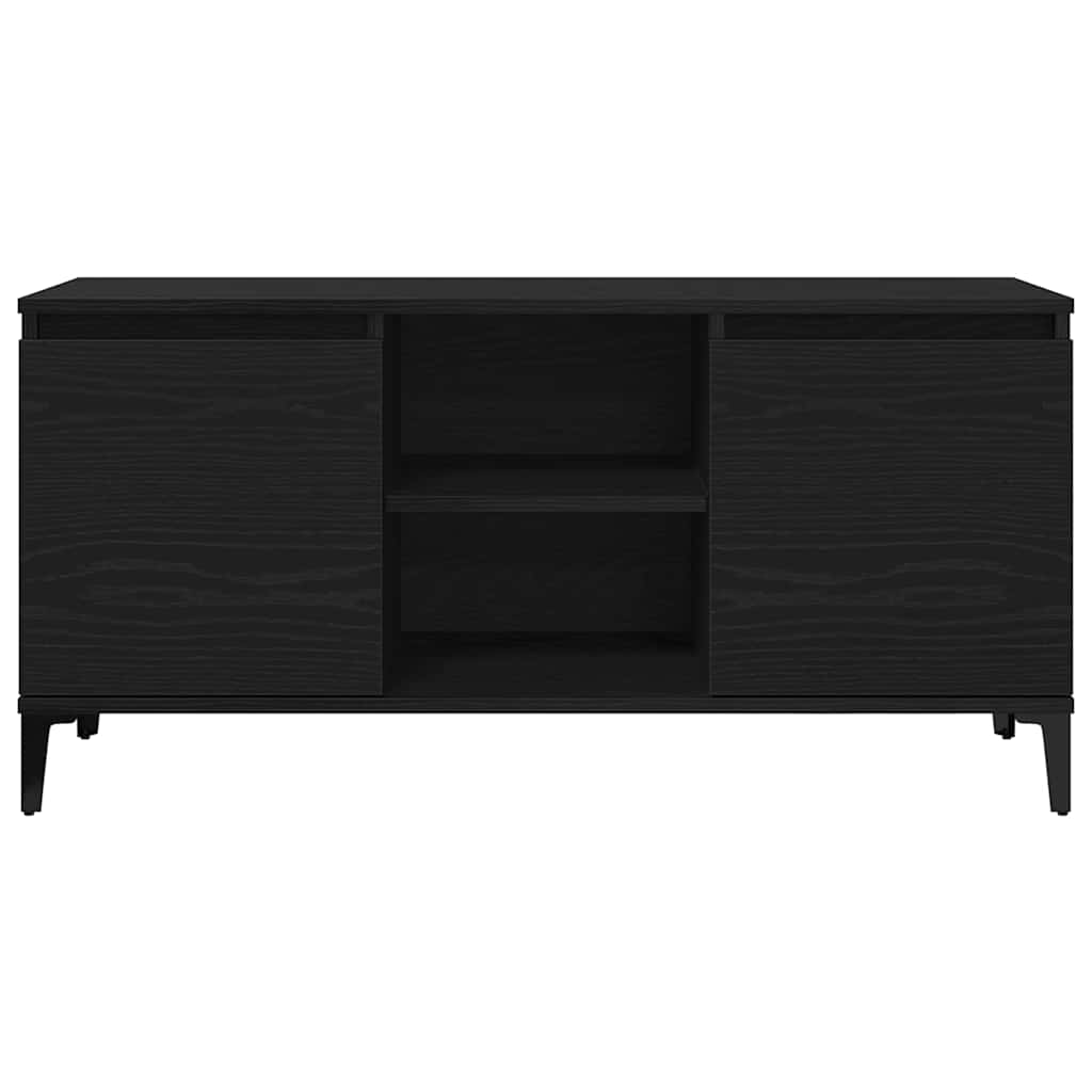 TV-skab Sort eg 102 x 35 x 50 cm Konstrueret træ