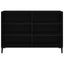 Sideboard Sort eg 103,5 x 35 x 70 cm Konstrueret træ
