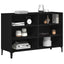Sideboard Sort eg 103,5 x 35 x 70 cm Konstrueret træ