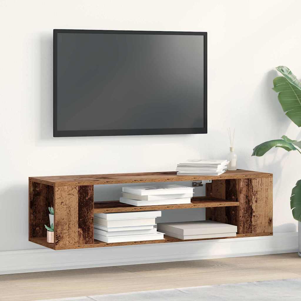 TV-skab Gammelt træ 100 x 30 x 26,5 cm Konstrueret træ