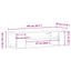 TV-skab 100 x 30 x 26,5 cm artisian oak Konstrueret træ