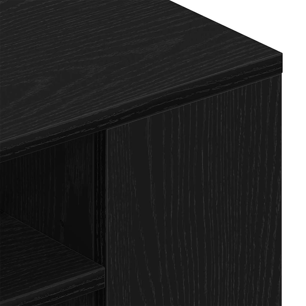TV-skab Sort eg 100 x 30 x 26,5 cm Konstrueret træ